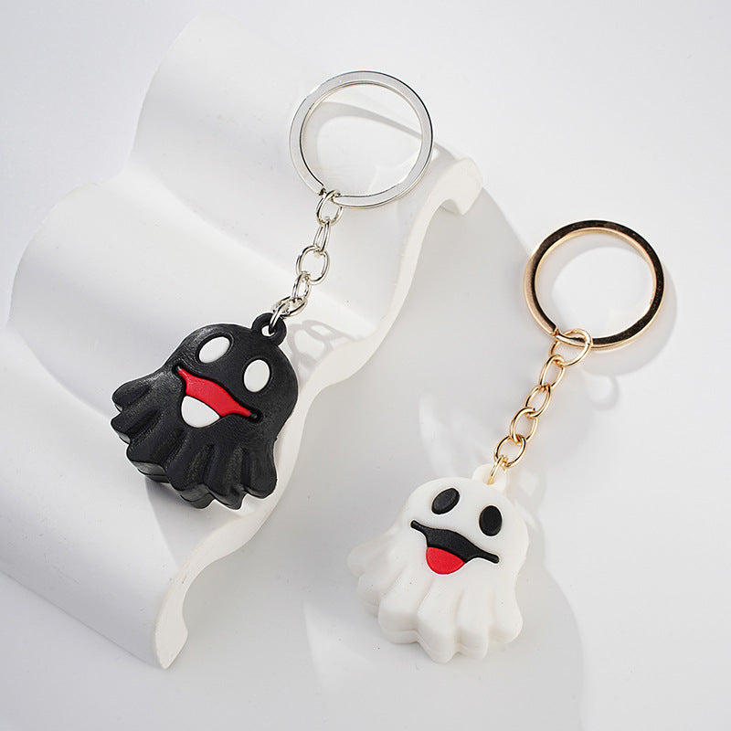 Wholesale Metal Halloween Cartoon Ghost Key Chain
